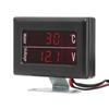 12V / 24 V Universal 2 In 1 Digital Water Temperature Gauge+Volt Gauge with Sensor M10 for Car / Truck VOLT Meter