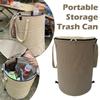 Large Capacity Outdoor Trash Can Foldable Deciduous Garbage Bag Camping Garbage Bin  Picnic Hiking
