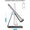 Support Téléphone , Support Téléphone Bureau Multi-Angles Réglable, Support Téléphone Portable en Aluminium Compatible avec iP[9]