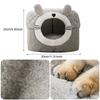 Indoor Warm Cat Dog House Soft Pet Tent Cave Bed Deep Sleep Cat Kennel with Removable Cushion for Kitten Puppy Comfortable Bed