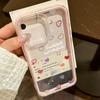 Чехол-сердечко для iPhone 16 Pro Max Чехол iPhone 13 14 11 12 15 17 Pro Max 17 Air 2 в 1 Прозрачный Мягкий Силиконовый Чехол