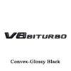 3D ABS черный логотип V8 BITURBO эмблема автомобиля крыло значок для C63 G63 E63 S63 W222 W223 W213 W212 W205 W204 аксессуары
