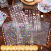 Coil-Bound Scrapbook Stickers Ring Binding Animal Sticker Book  Journaling Scrapbooking Decoration