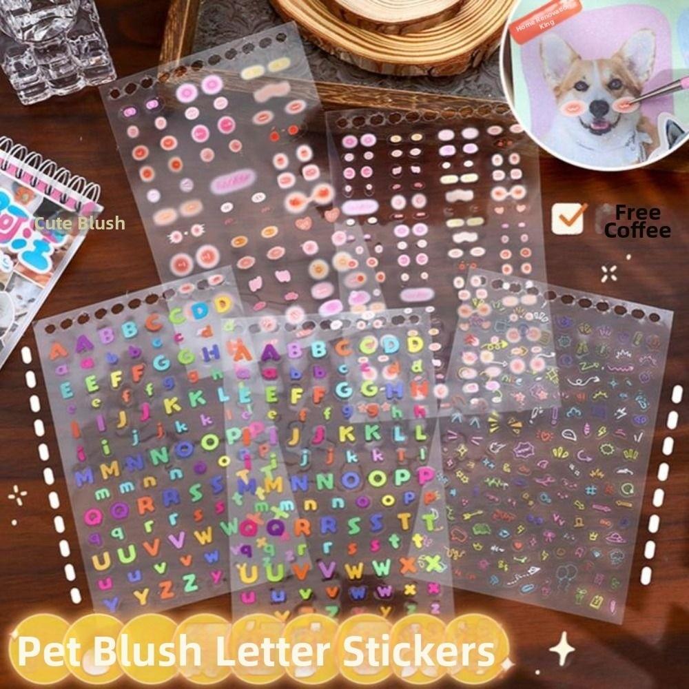Coil-Bound Scrapbook Stickers Ring Binding Animal Sticker Book Journaling Scrapbooking Decoration
