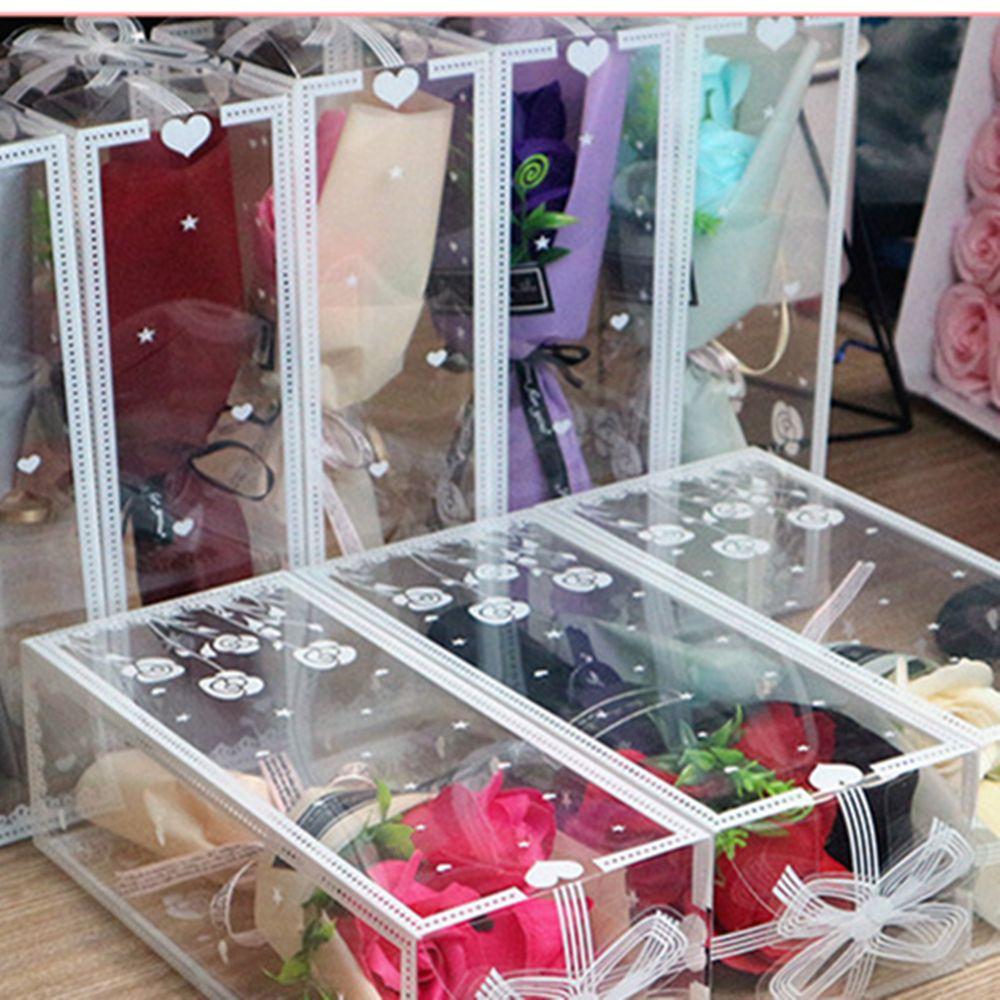 Decorations Valentine's Day Gift Wedding Decoration Mother's Day Artificial Rose Bouquet Artificial Flowers 3 Heads Soap Flower