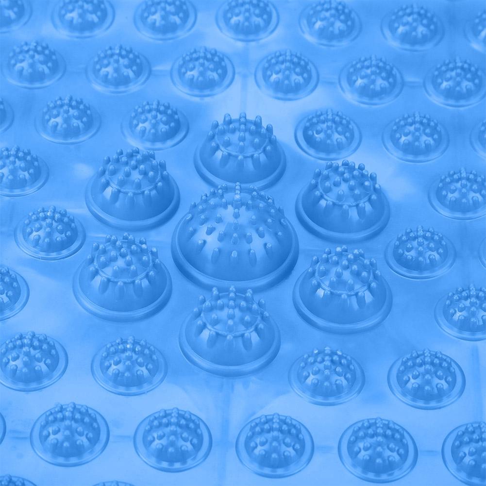 Colorful TPE Foot Massage Mat Blood Circulation Tension Release Pad for Home Party Game Blue