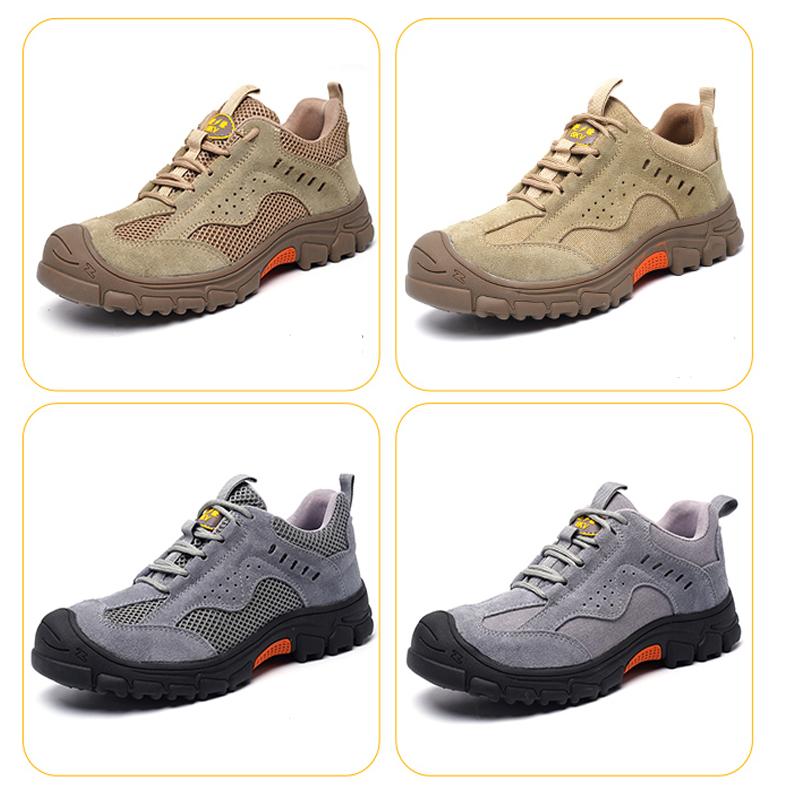 Модные защитные ботинки для сварки для мужчин, противоударные строительные рабочие ботинки, устойчивые к проколам, неразрушаемые композитные носки, защитные рабочие ботинки