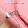 5Pcs Sewing Zippers Puller Head Heart Shape Detachable Metal Zipper Slider Repair Kits For Bags Backpack Coat Zipper WBL