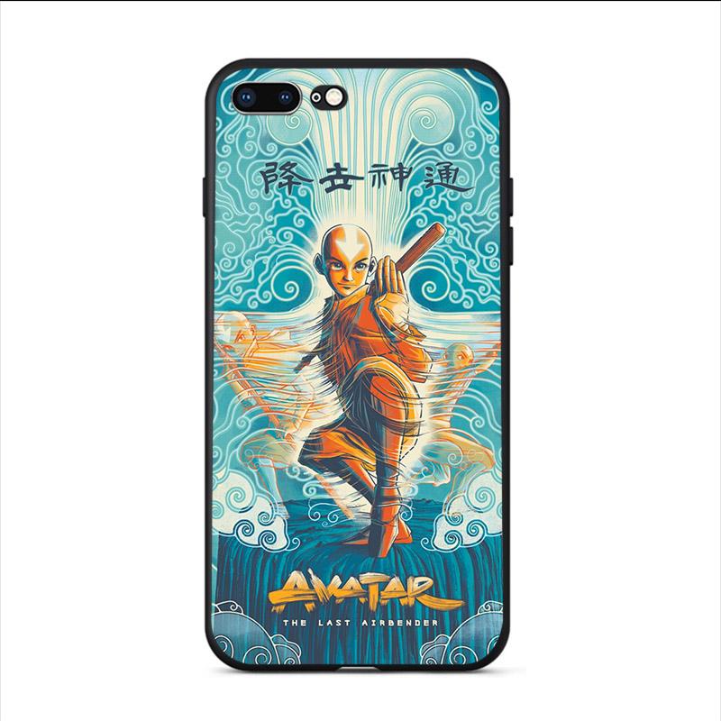 Anime Avatar The Last Airbender Phone Case For Iphone XS 11 12 Mini 13 Pro Max Mobile Shell 6S 7 8 Plus 5 XR 10 SE X Hard Cover