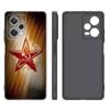 Черный силиконовый чехол для телефона с изображением флага СССР для Xiaomi Redmi Note 9 10 11 11S 11T 12 13 Pro 5G Plus 9S 10S 12S