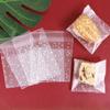 100Pcs Plastic Candy Gift Bags Self-adhesive Cookies Baking Packaging Bag Xmas Party Decor Favors