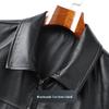 Futing Men's Genuine Sheepskin Leather Motorcycle Jacket