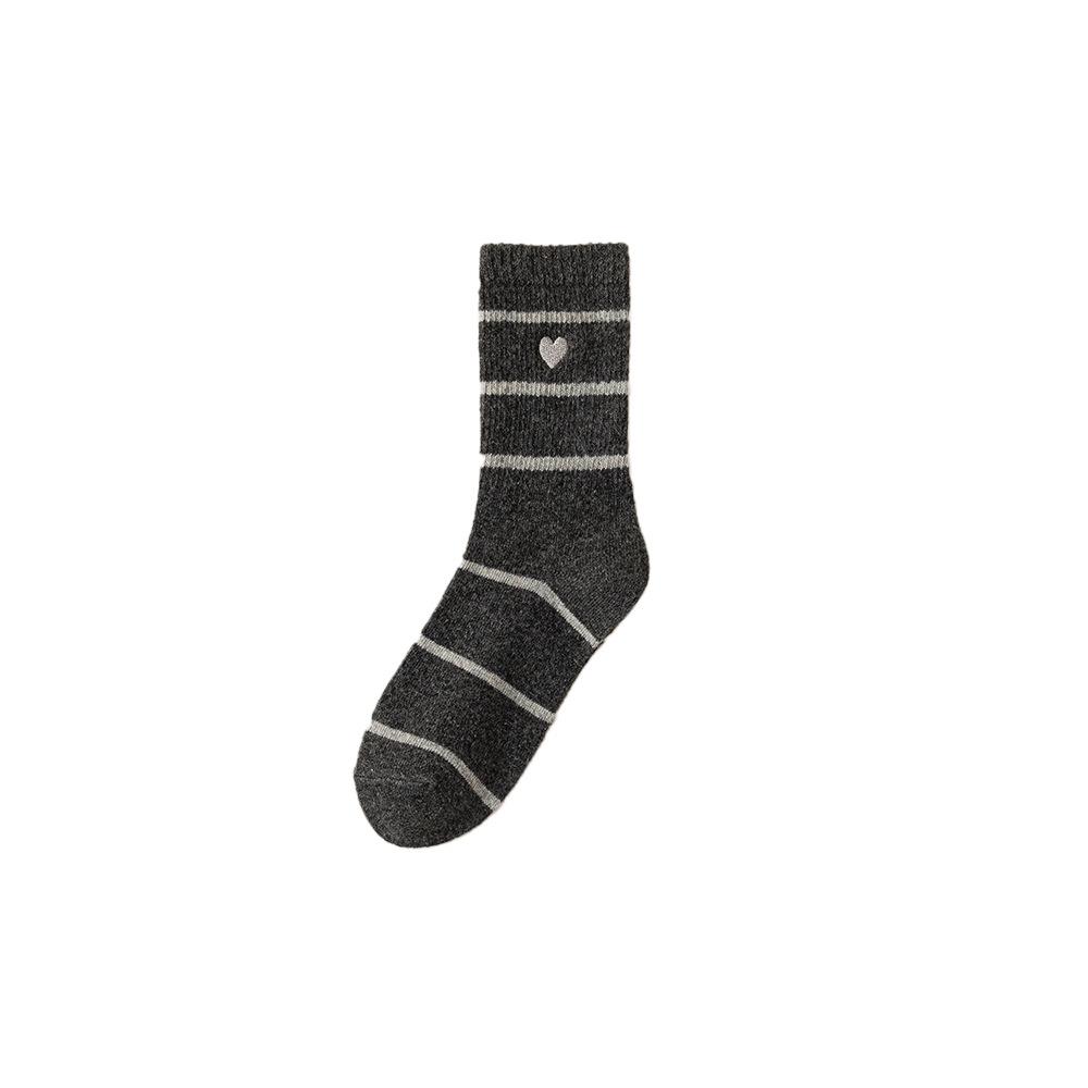 Wool Socks for Women's Autumn and Winter Thickened Warm Socks for Women's Feet Warm Sleep Thickened Cashmere Mid-calf Socks for Autumn and Winter