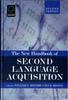 Книга The New Handbook of Second Language Acquisition