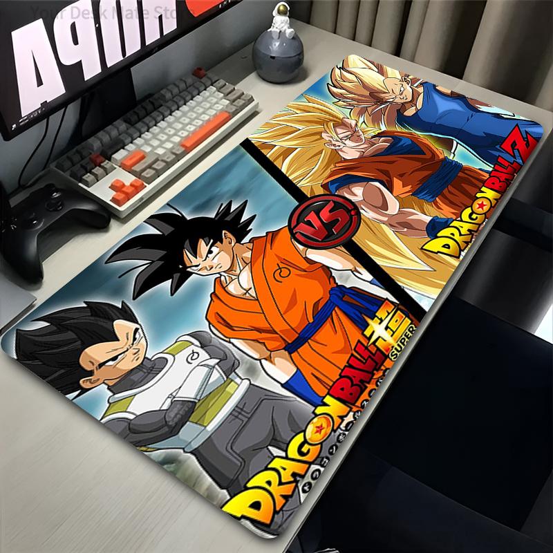 Dragon Ball Z Mouse Pad DBZ Rug XL Lockedge Large Gaming Accessories Computer Gamer Keyboard Mouse Mat Desk Mousepad For Csgo