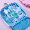 13 Pièces Trousse de Soin Bebe Naissance,Soin Bebe Accessoire pour les Voyages et la Maison Garcon Fille(bleu)
