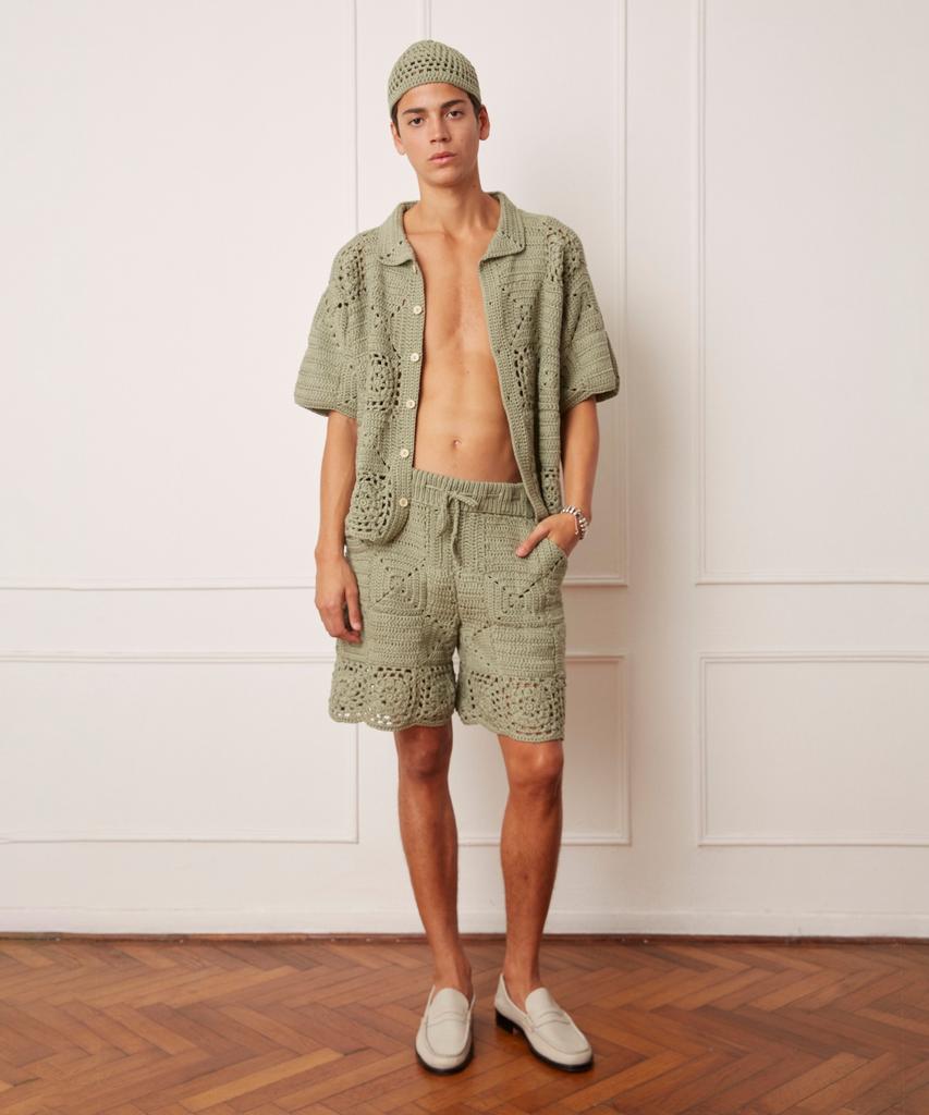 Kaleubone (M) Patch Shorts Green