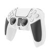 1Pc Silicone Rubber Soft Skin Case Cover White&Black Shell For PS5 Controller