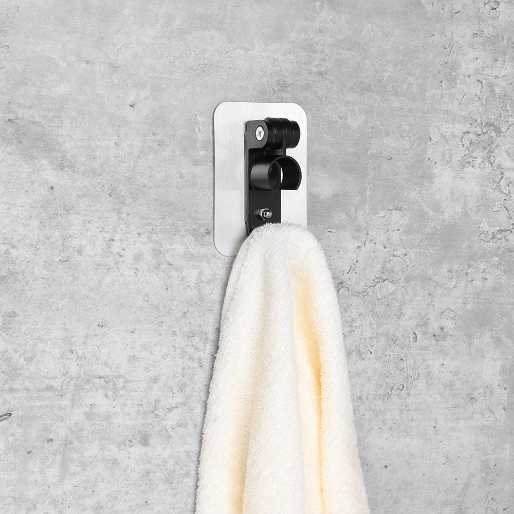 Принадлежности Кухонный кронштейн Алюминиевый держатель для душа Аксессуары для ванной комнаты Настенный гель для крепления без перфорации