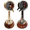 LOT OF 2 Brass Ship 6" Telegraph Antique Engine Room Telegraph On Wooden Base