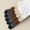 Harajuku Split Toe Socks Anti-slip Mid-tube Stocking Women Simple Five Finger Long Socks  Lolita JK