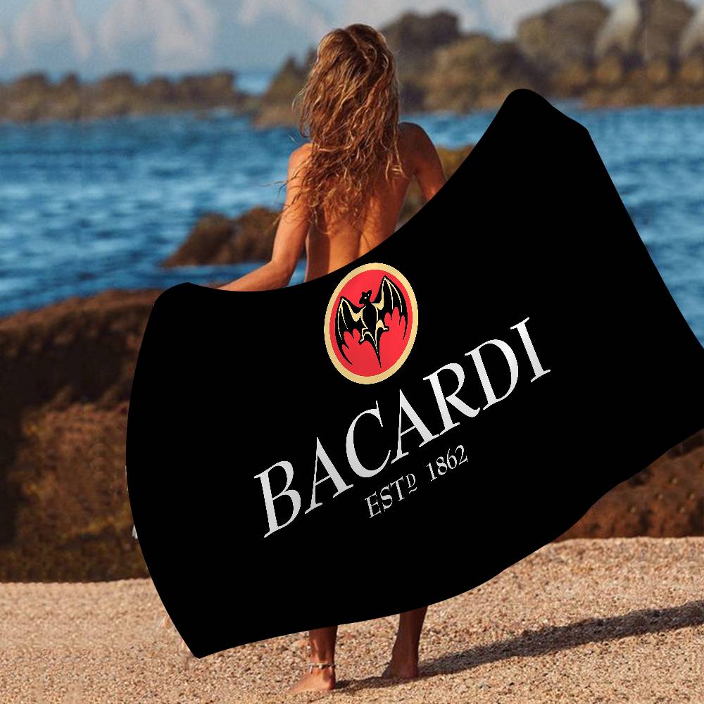 Микрофибровое пляжное полотенце Bacardis Beer, впитывающее, быстросохнущее, мягкое, для йоги, плавания, курорта, альпинизма