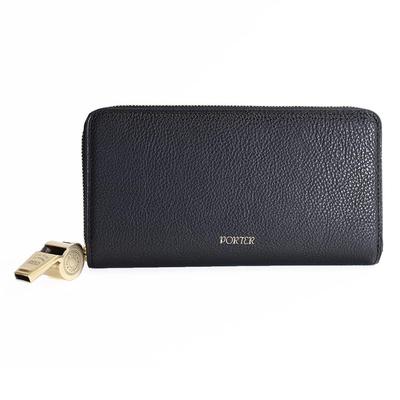 Tone Bill Wallet Yoshida Bag Длинный кошелек с круглой молнией TONE BILL WALLET [Porter] 150-02288 Мужской Женский (10 Черный)