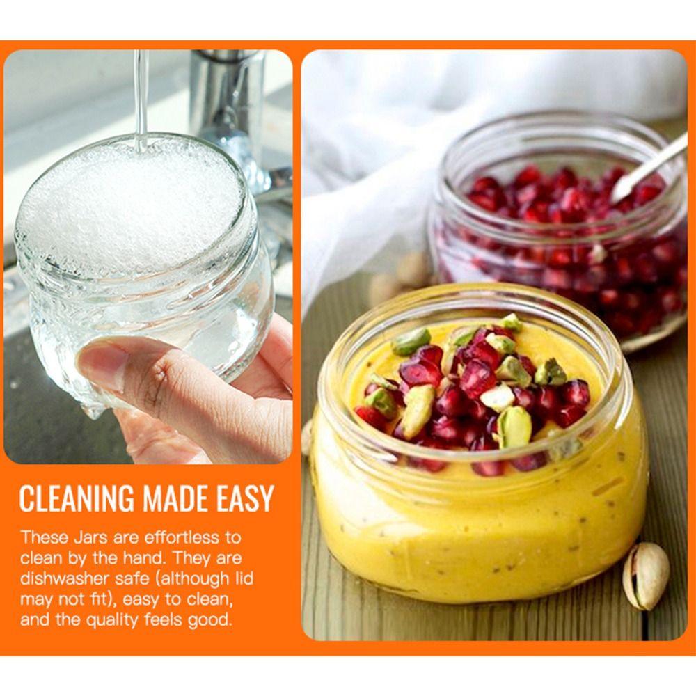 Стеклянные банки для консервирования с крышками Regular Mouth Банки для консервирования для джема, конфет и свадебных сувениров