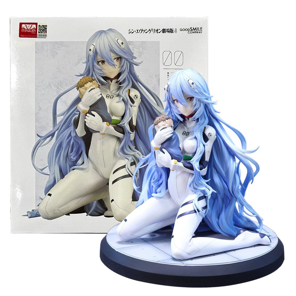 16 см Аниме Shin Evangelion Gekijouban Аянами Рей Фигурка 1/7 Длинные волосы Вер Сидящая Фигурка Игрушка Подарок Коллекция Фигурка Действия ПВХ