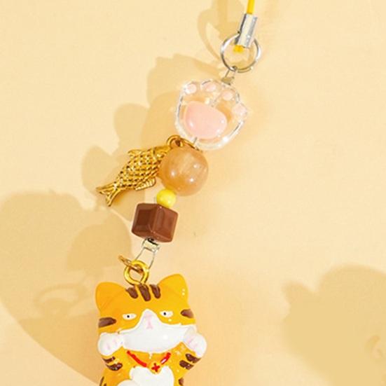 2Pcs Keychain Pendant Animal-themed Design Lightweight Miniature Key Holder Emotional Healing Keychain Multi-Use Bag Phone Charm