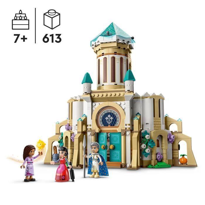 LEGO® Disney Wish 43224 Le Château du Roi Magnifico, Jouet Tiré du Film Wish avec Figurine Asha, Dahlia et le Roi Magnifico