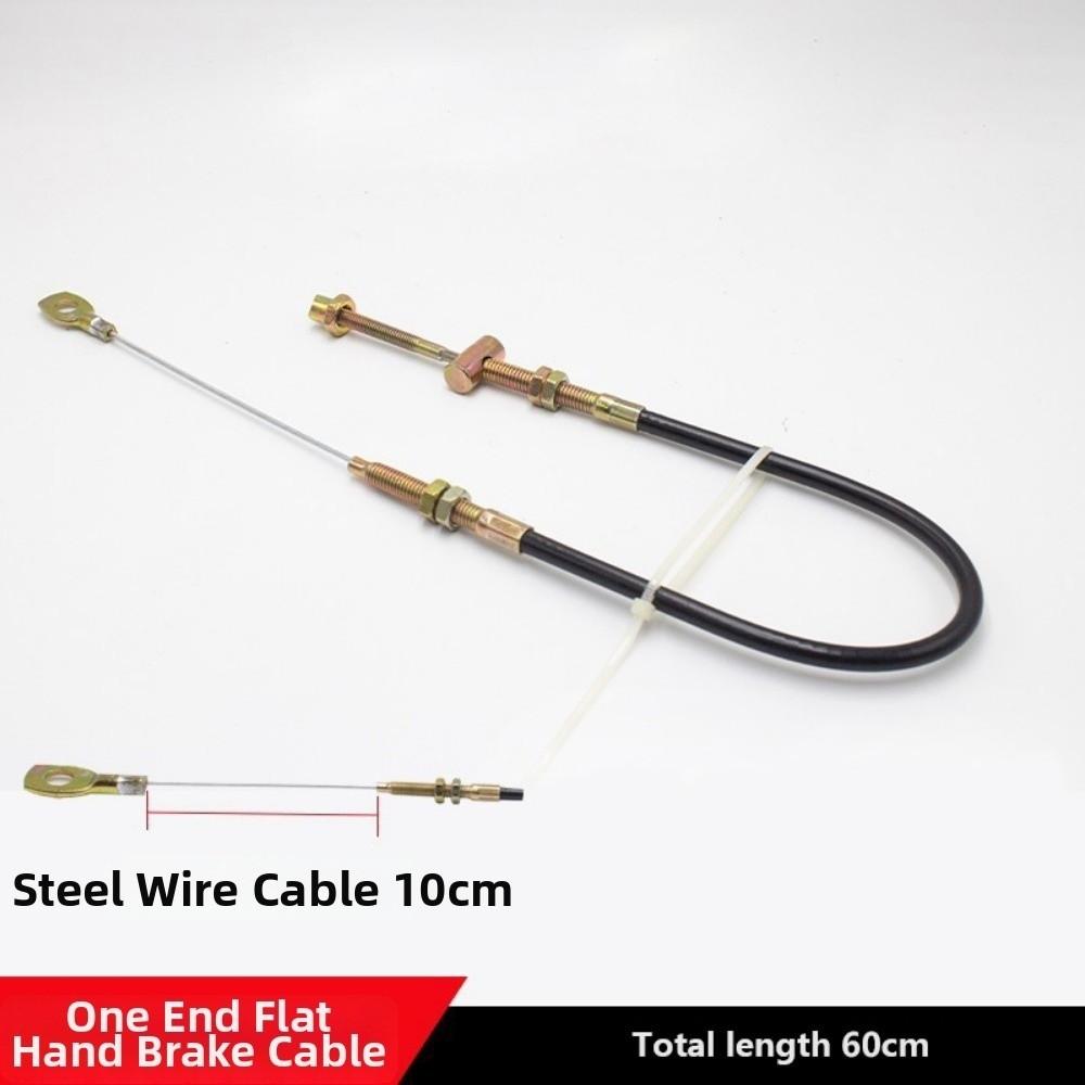50/60/70/80/90/100cm Pull Rope Steel Wire Rope with Leather Brake Wire Handbrake Cable Wire