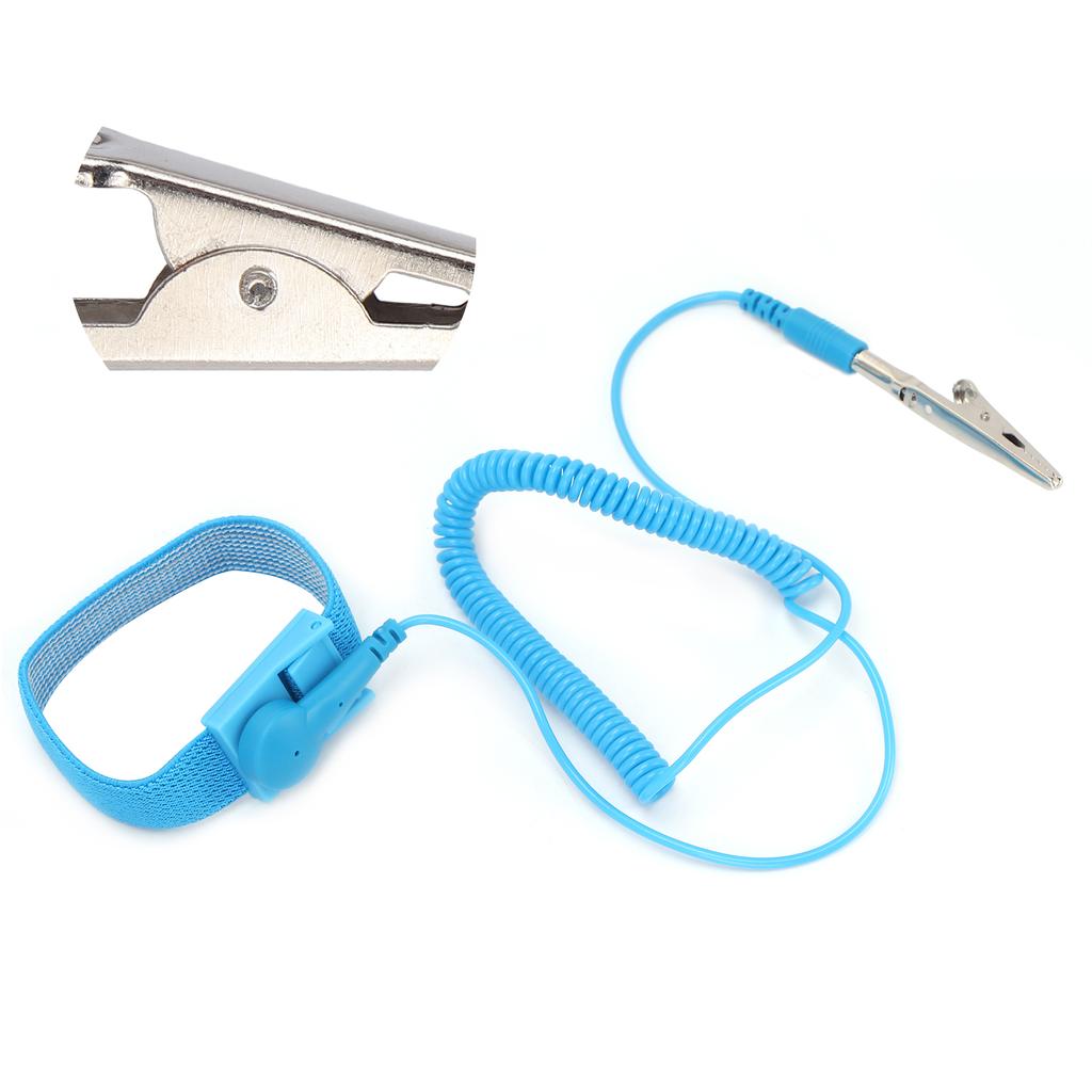 Anti Static ESD Wrist Strap Blue Safe Static Release Antistatic Bracelet with Cord