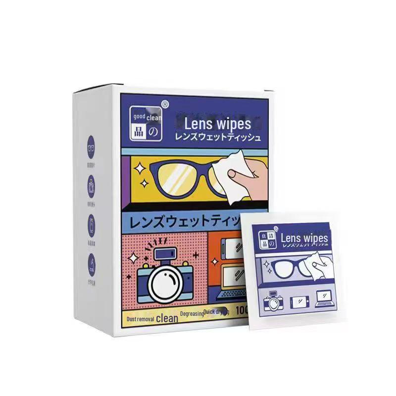 Disposable Anti-Fog Lens Cleaning Wipes for Glasses - Portable Winter Cloth