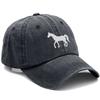 Women's Baseball Cap Men's Washed Cotton Horse Embroidery Dad Hat Sport Golf Caps For Man Sun Hats Dropshipping