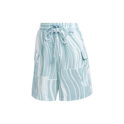 Stella McCartney Truenature Color Block Шорты для походов Женские шорты Белые HT1120
