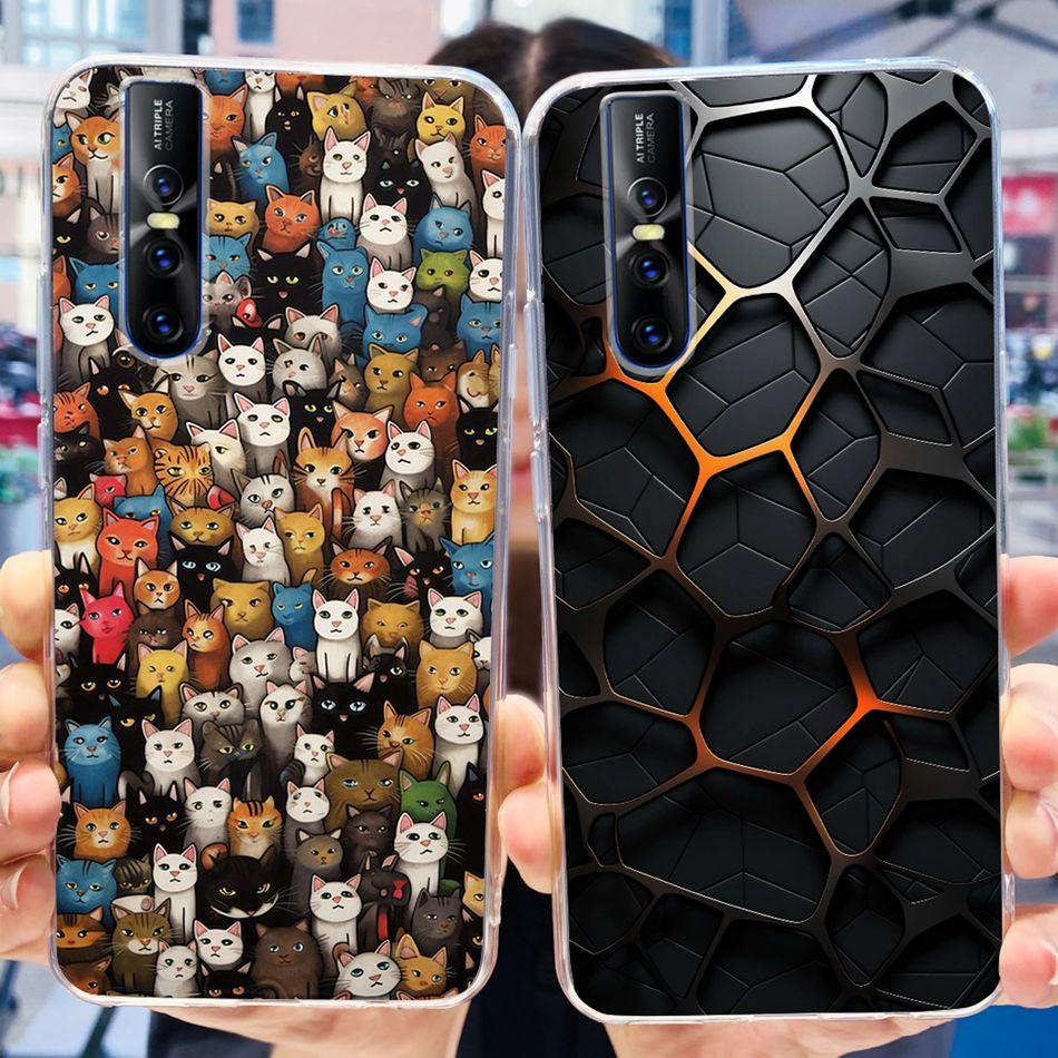 For Vivo V15 Pro Case Vivo V15 V15Pro Vivo_1818 Vivo_1819 Fashion Cool Pattern Soft Silicone TPU Phone Cases