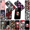 Чехол для Samsung Galaxy Note 20 9 8 S8 S10 S9 Plus A54 A33 A21S A31 M21 S10E A17 Coque Чехол для телефона Цветочный дизайн Череп Цветок Роза