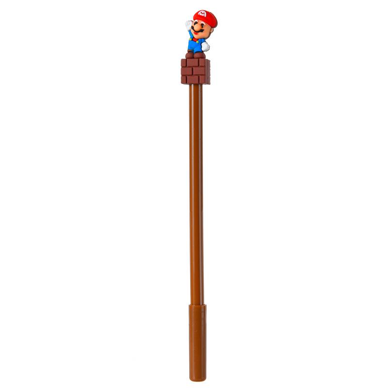 Креативная мультяшная гелевая ручка Super Mario, 0,5 мм, черная - Милая ручка для подписи для студентов