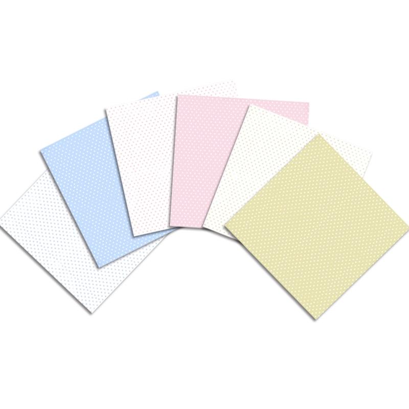 Набор узорной бумаги из 24 листов, 6 дюймов, круглая, с точечным узором, картон, для упаковки подарков, для дома, фестиваля, праздничной открытки, украшение