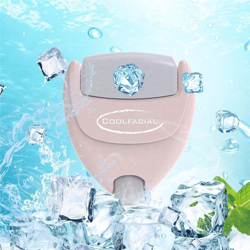 New 2 in 1 Ice Roller House Hold Stainless Steel Double-headed Ice Roller Massage Facial
