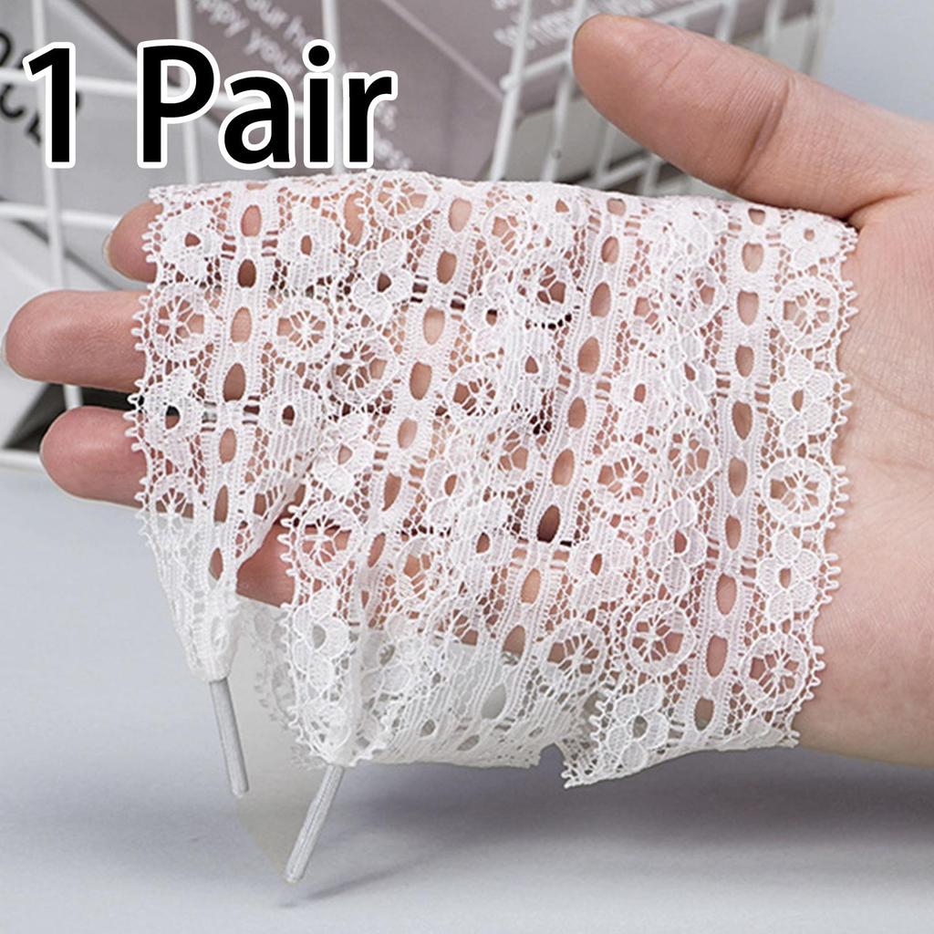 2.9СМ Ширина Фантазийные Плоские Шнурки Плетеные Шнурки Черные Белые Шнурки для Балетных Пуантов Кроссовок Повседневные Шнурки