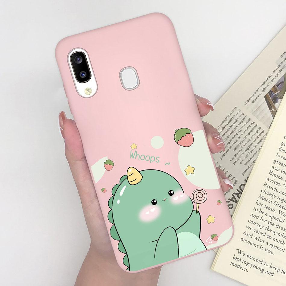 Для Samsung A20 A20S A20E Чехол для телефона Модный узор Мягкая матовая силиконовая задняя крышка Для Samsung Galaxy A20 S E A 20 Funda Shell