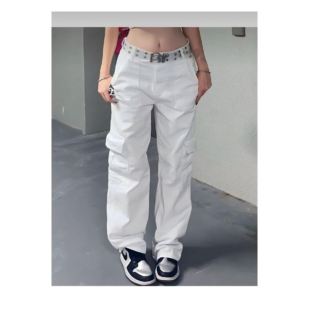 Женские синие свободные широкие джинсы-палаццо большого размера