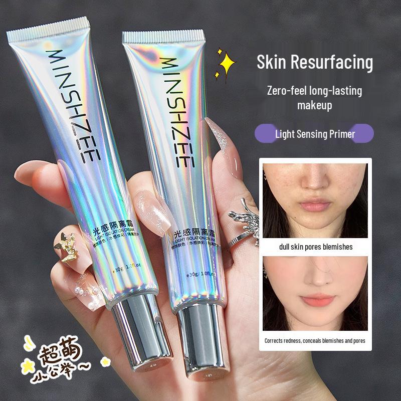 Светочувствительный праймер Mingxi Zhi для женщин: Выравнивающая, Увлажняющая, Матирующая база под макияж, Консилер и Тональная основа, 30 мл.
