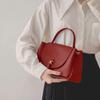 Легкая роскошная красная дизайнерская сумка через плечо Sense с кожаной текстурой, женская свадебная сумка для невесты, новая высококачественная сумка большой емкости
