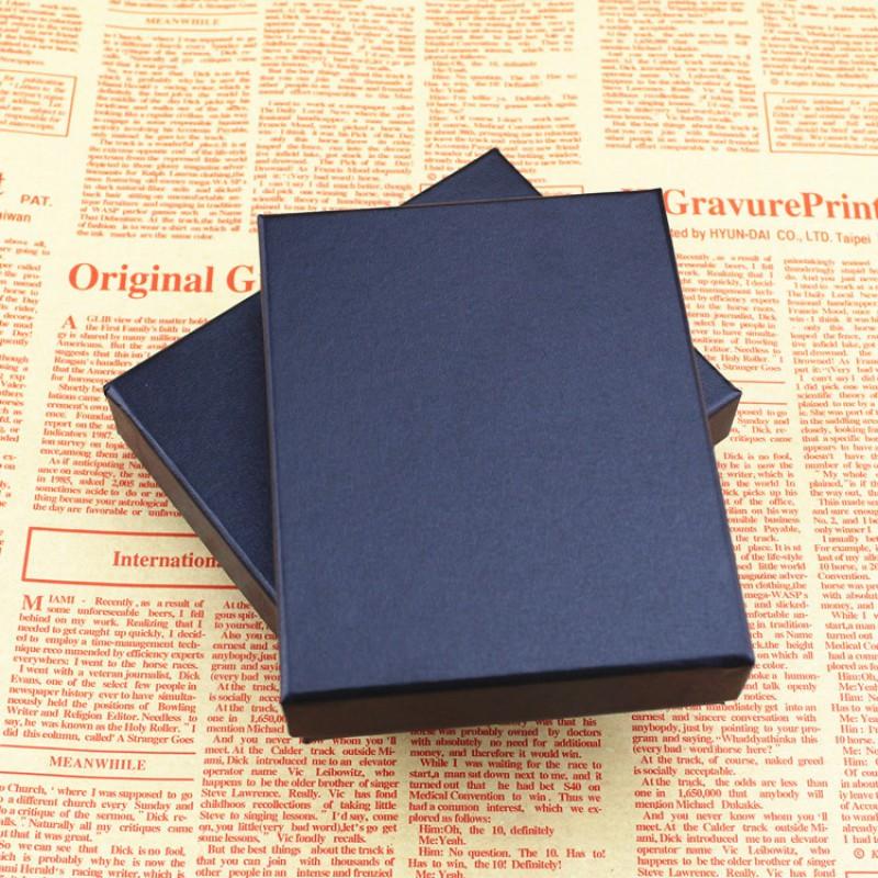 Paper Gift Box Set Drivers License Wallet Keychain Holder - Neutral Design Compact Storage Case