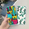 UP49 Watercolour Cacti Phone Case for Motorola Moto G10 G20 G30 G31 G32 G34 G35 G41 G42 G50 G51 G52 G55 G60 G60S G62 G71 G72 G75
