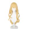 Cosplay Long Curly Disguise Cosplay Wig 3 Bonus Dedicated and Memo Pad Heat-resistant Wig, "Second Castle" Yellow, Hair, + Items Net, Hairpins,