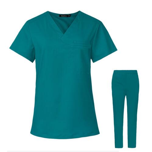 Unisex Medical Uniforms Doctor Men Nursing Clothes Beauty Costume Nurse Scrubs Sets Dentist Workwear Clinical Tops Pants